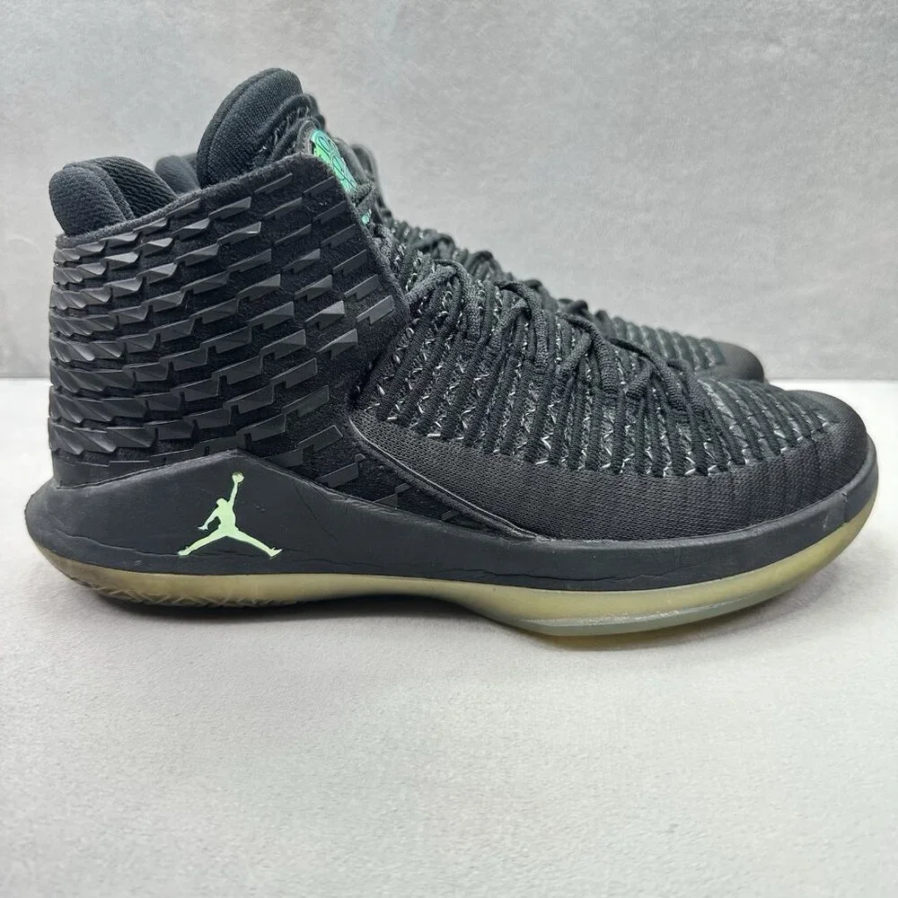 Mens Size 10 Air Jordan 32 XXXII Black Cat Shoes Black‎ Metallic Silver 2018